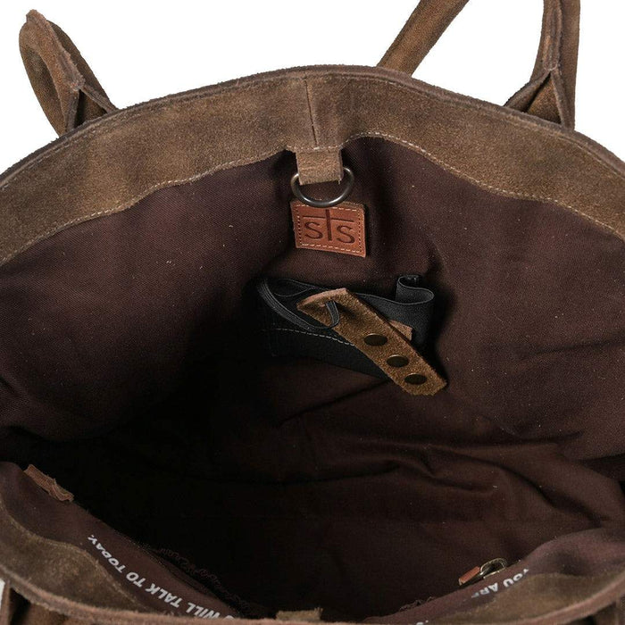Sts Ranch Wear Cowhide Saddle Tramp Tote