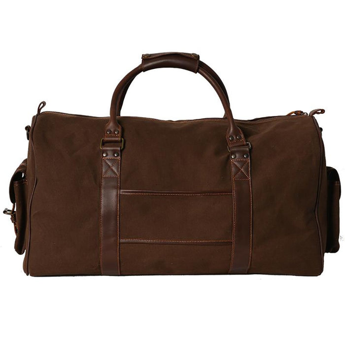 STS Chocolate Canvas Duffle Bag