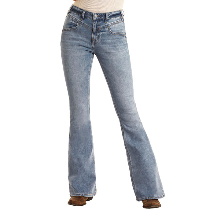 Women's Rock and Roll High Rise Flare Jeans